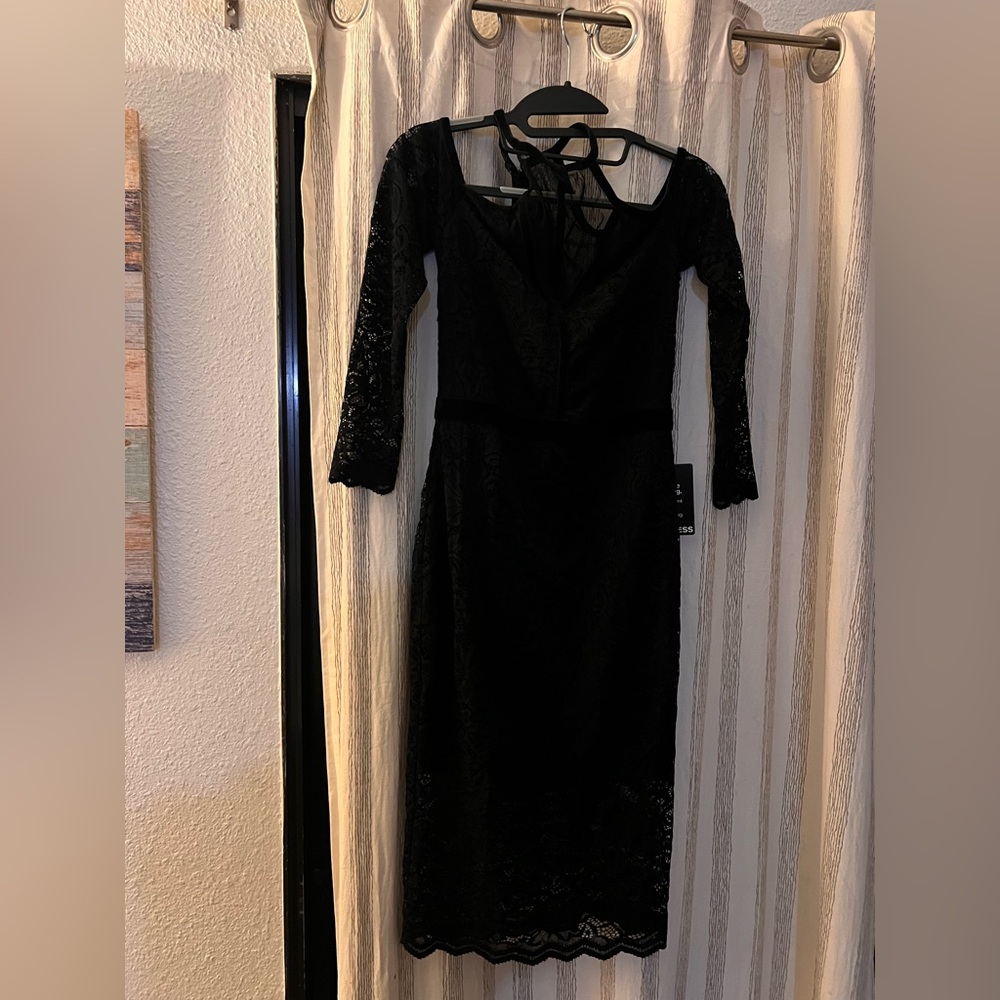 Express Black Long Sleeve Dress/ Brand new with tags